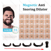 Sport Nasal Dilator Sleep Nasal Breathing Dilators Starter Kit Nose Breathe Strips Magnetic Nasal Strips Reduce Snoring